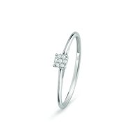 Anello Bliss Donna BL CARESSE in Oro bianco Diamante 20101432 - 20101432